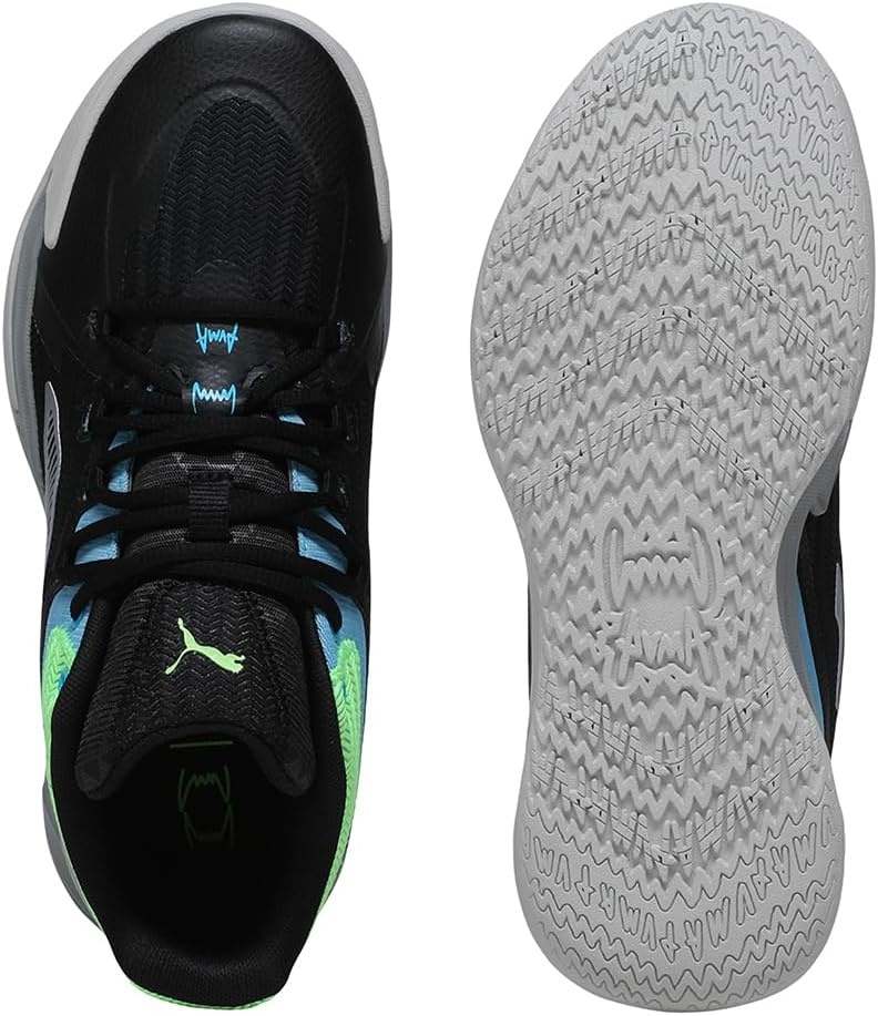 image:imagePuma Mens Dagger Basketball ShoesBlackbright Aquagreen Glare