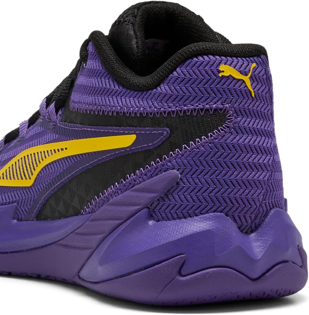image:imagePuma Mens Dagger Basketball ShoesPuma BlackTeam Violet
