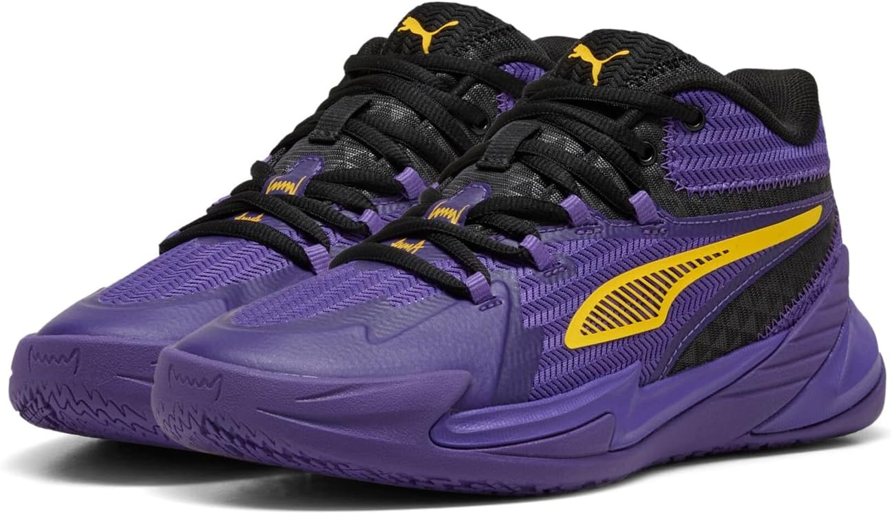 image:imagePuma Mens Dagger Basketball ShoesPuma BlackTeam Violet
