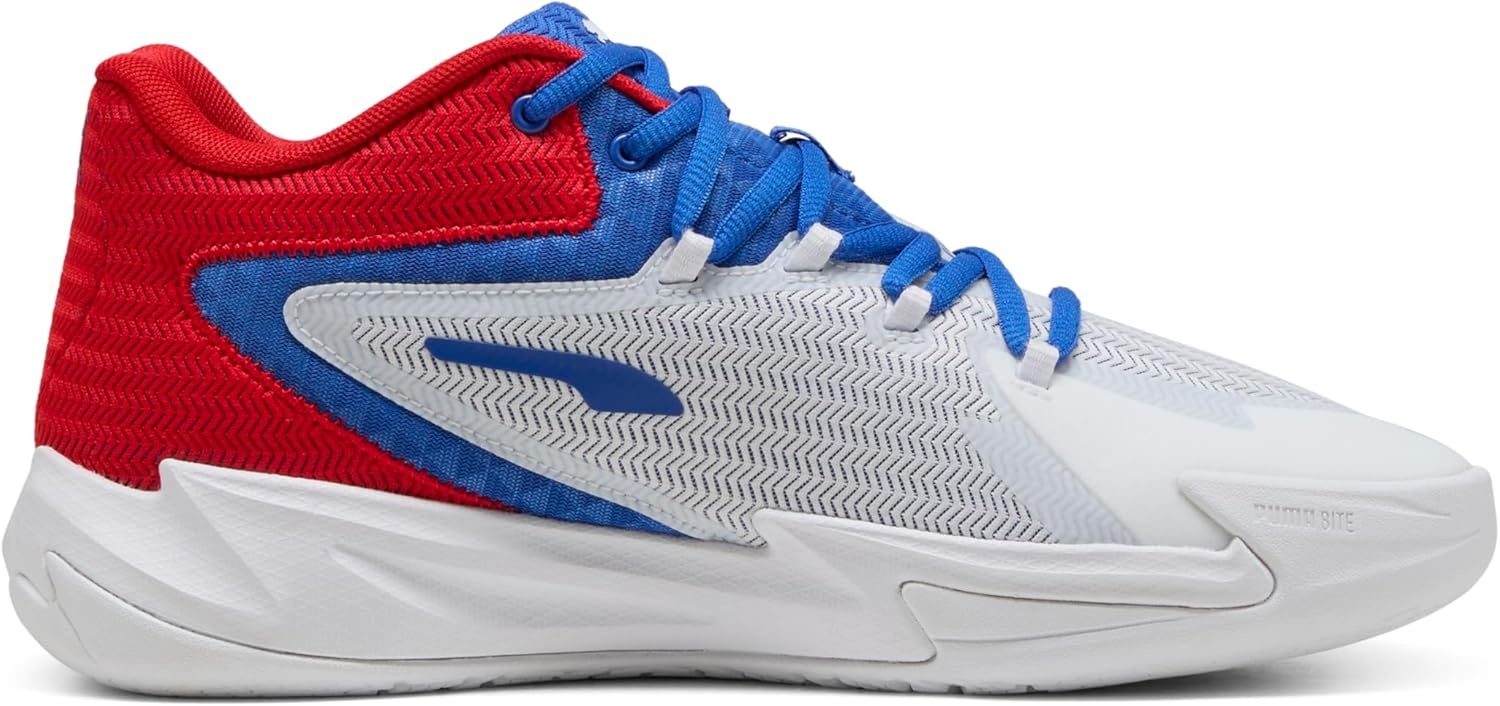 image:imagePuma Mens Dagger Basketball ShoesWhitemountain Bluefor All Time Red Ah25