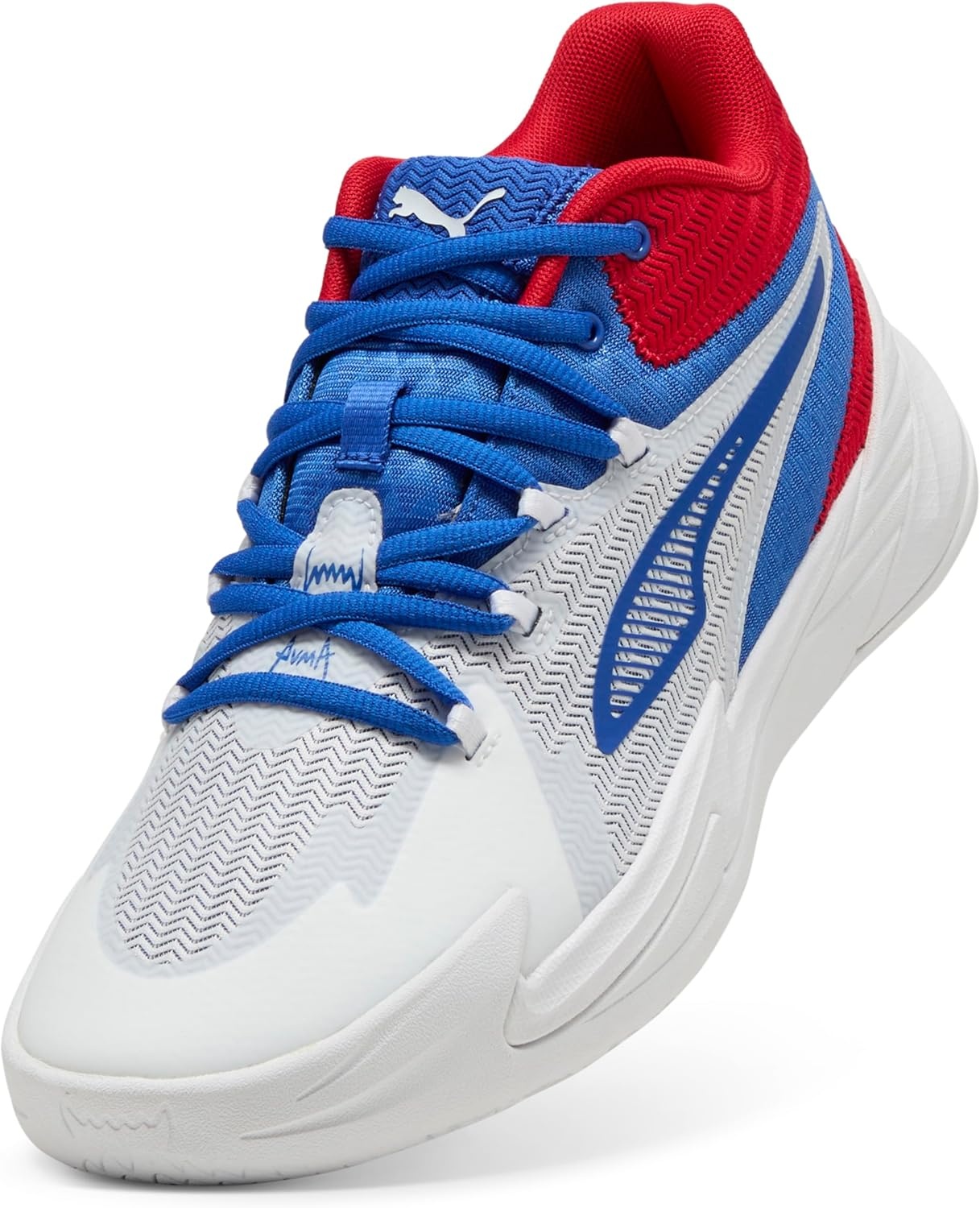 image:imagePuma Mens Dagger Basketball ShoesWhitemountain Bluefor All Time Red Ah25