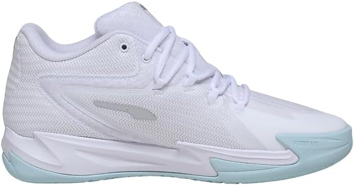 image:imagePuma Mens Dagger Basketball ShoesWhitesilvernitro Blue