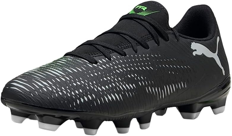 image:imagePuma Mens Future 8 Play Firm Artificial Ground Soccer CleatsPuma Blackcool Light Grayfluo Green