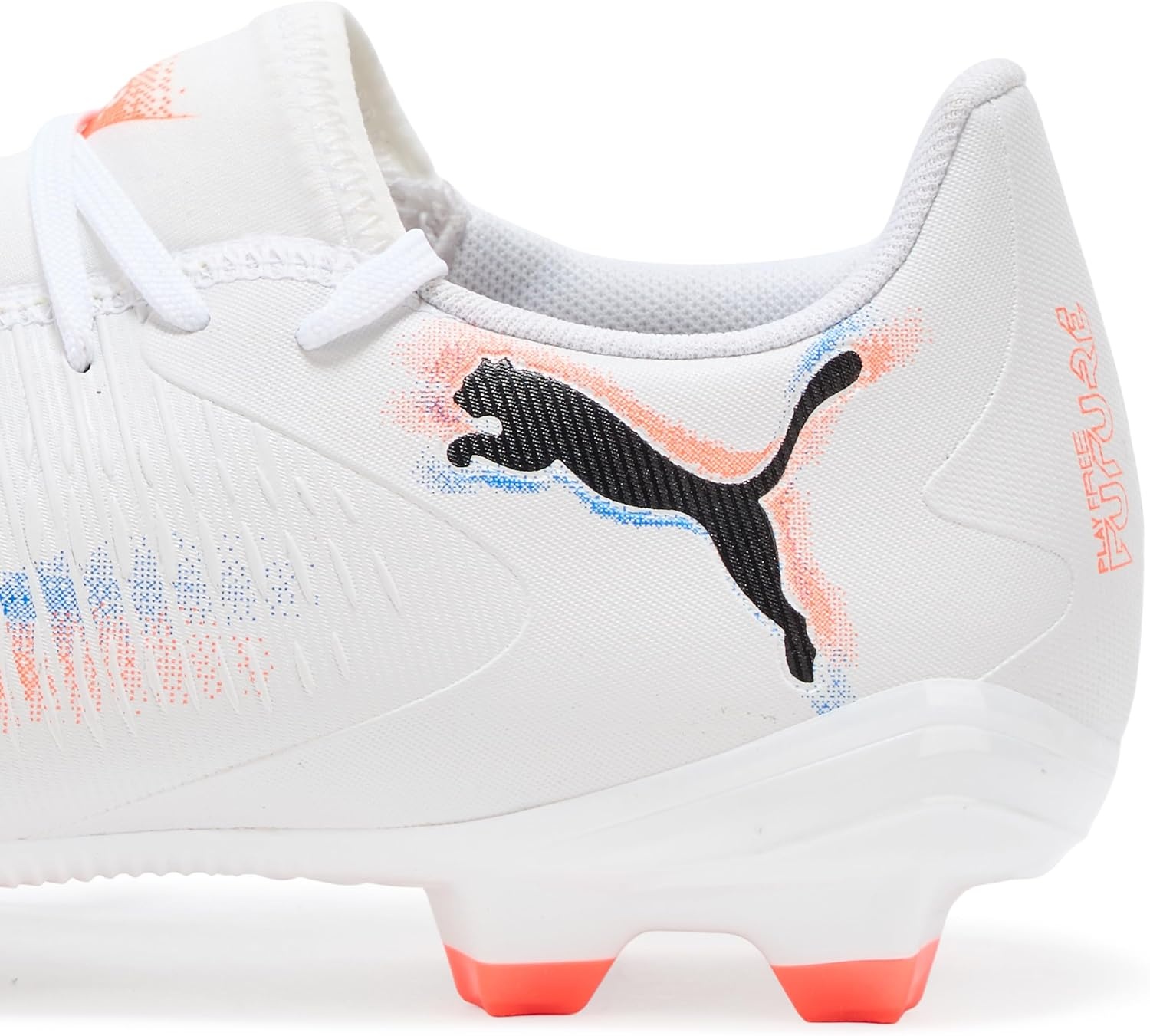 image:imagePuma Mens Future 8 Play Firm Artificial Ground Soccer CleatsWhiteblackglowing Red Ah25