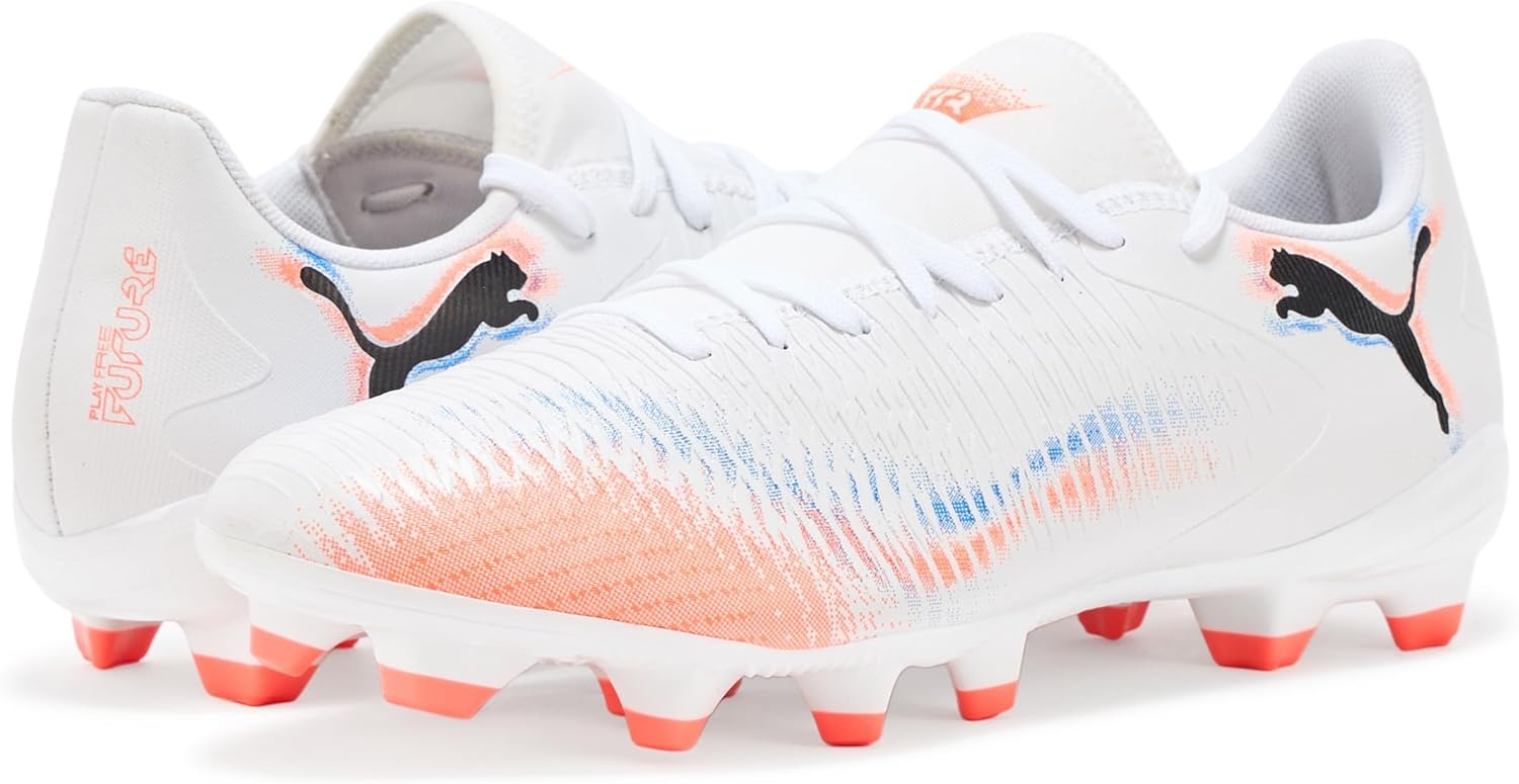image:imagePuma Mens Future 8 Play Firm Artificial Ground Soccer CleatsWhiteblackglowing Red Ah25