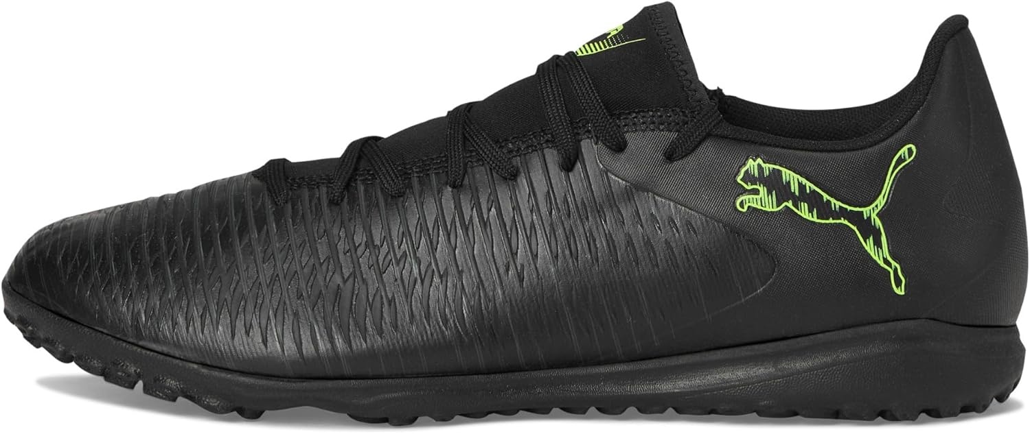 image:imagePuma Mens Future 8 Play Turf Trainer Soccer CleatsBlackfizzy Lightgreen Terrain Ah25