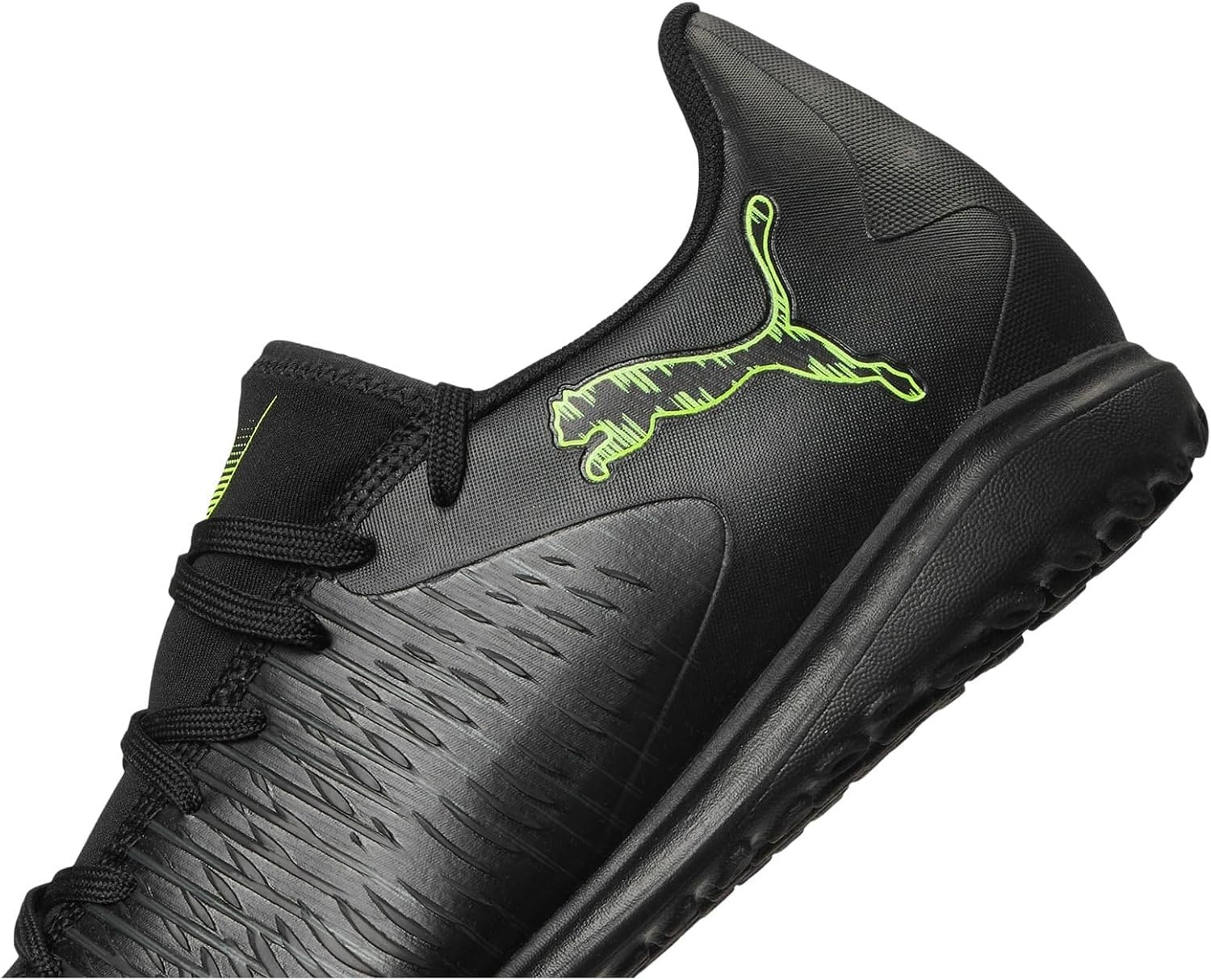 image:imagePuma Mens Future 8 Play Turf Trainer Soccer CleatsBlackfizzy Lightgreen Terrain Ah25