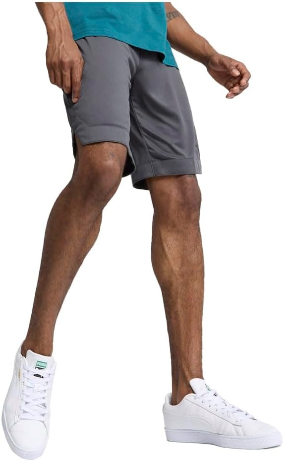 image:imagePuma Mens Rtg Shiny Fabric 10 Shorts Available in Big amp TallAsphalt