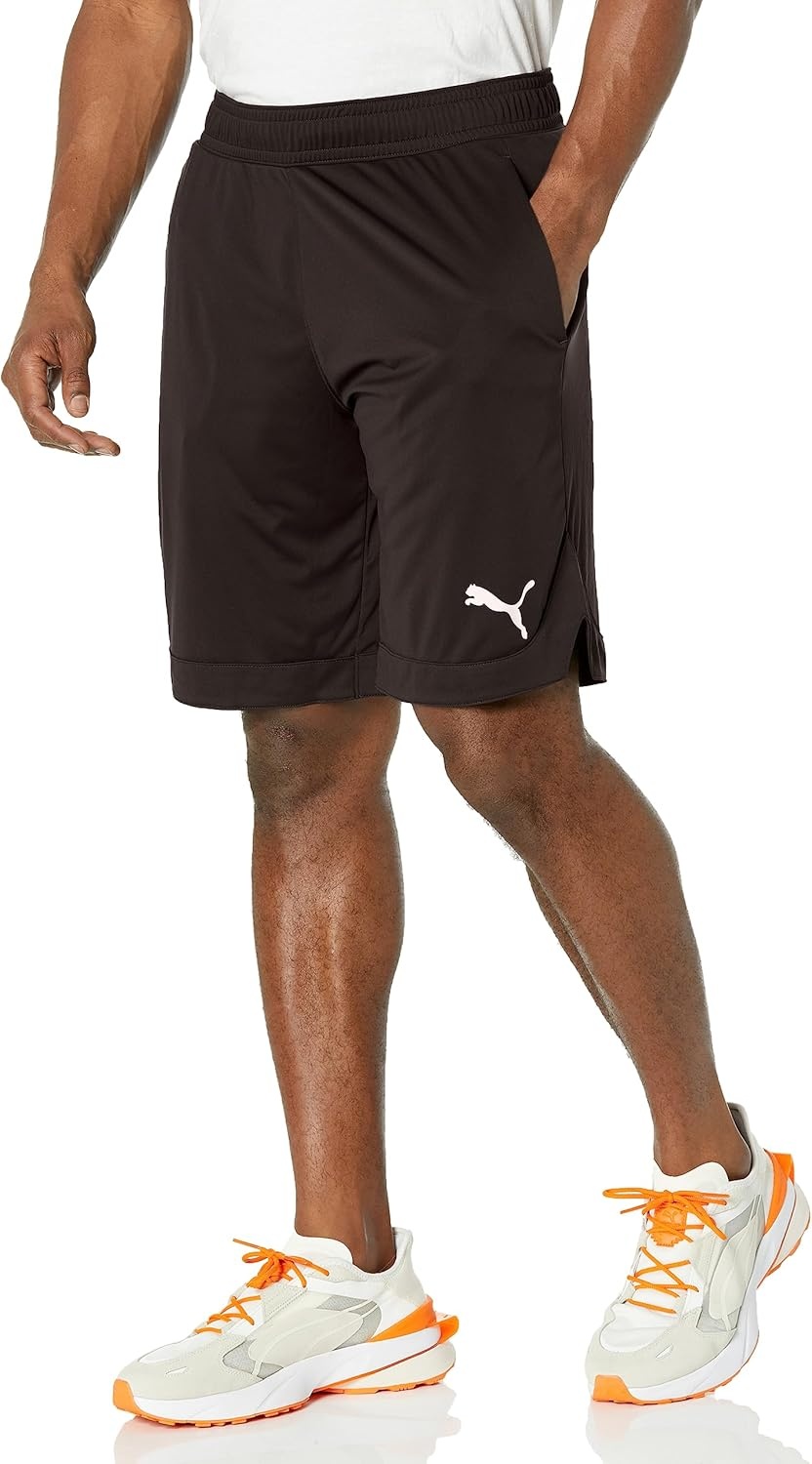 image:imagePuma Mens Rtg Shiny Fabric 10 Shorts Available in Big amp TallPuma Black