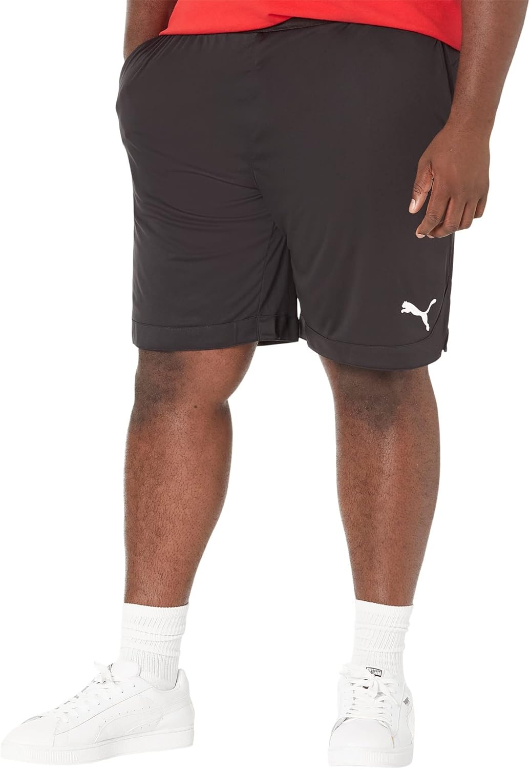 image:imagePuma Mens Rtg Shiny Fabric 10 Shorts Available in Big amp TallPuma Black
