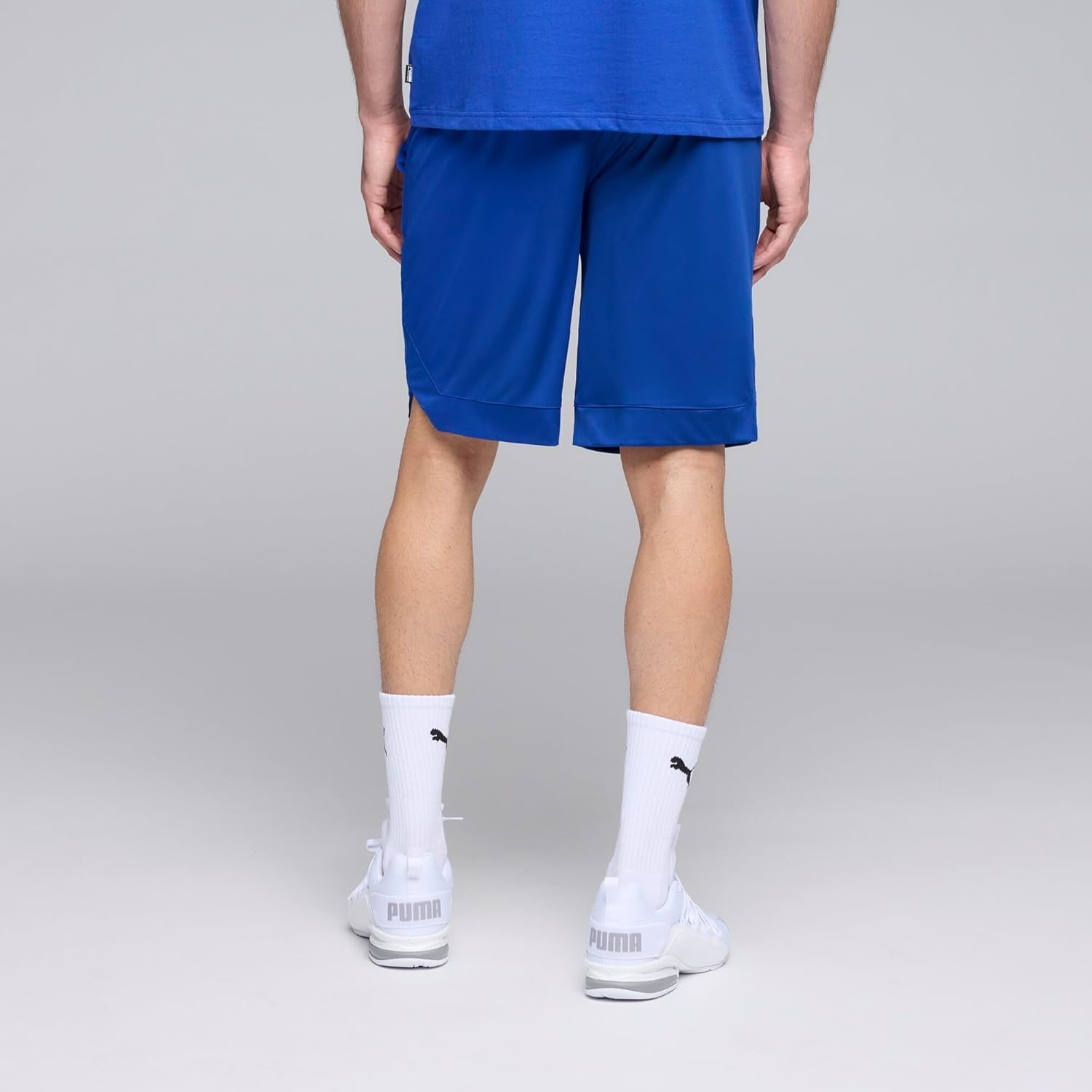 image:imagePuma Mens Rtg Shiny Fabric 10 Shorts Available in Big amp TallVivid Blue Ss25