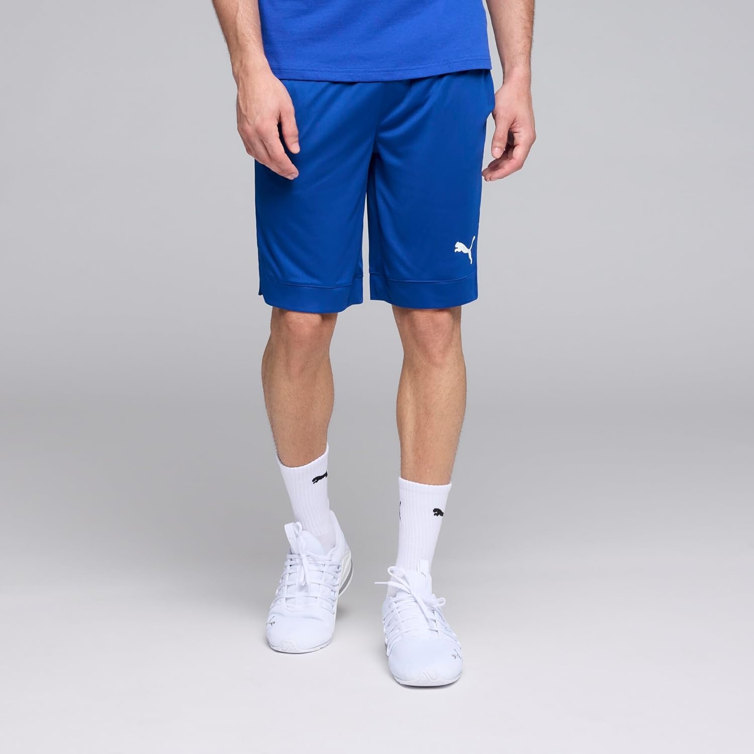 image:imagePuma Mens Rtg Shiny Fabric 10 Shorts Available in Big amp TallVivid Blue Ss25