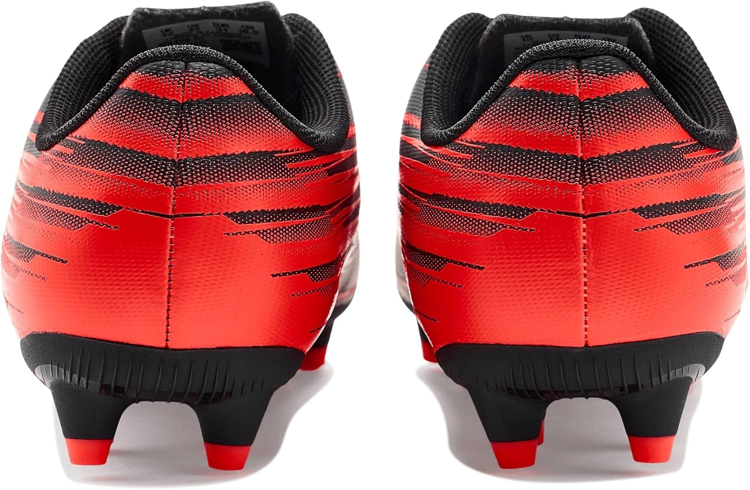 image:imagePuma UnisexChild Attacanto Firm GroundArtificial Ground ToddlerLittle KidBig KidBlackGlowing Red