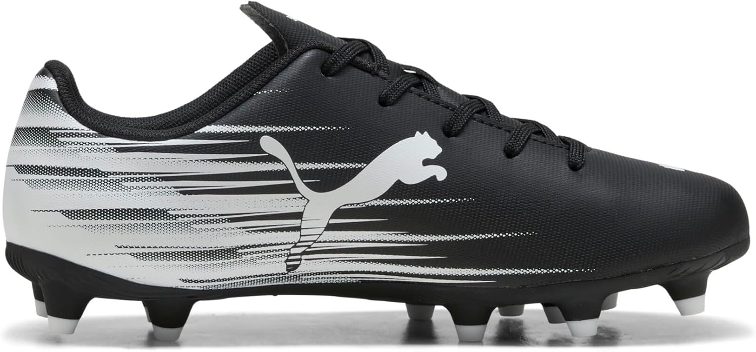 image:imagePuma UnisexChild Attacanto Firm GroundArtificial Ground ToddlerLittle KidBig KidBlackwhite Ah25