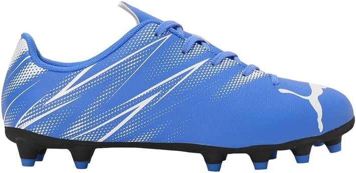 image:imagePuma UnisexChild Attacanto Firm GroundArtificial Ground ToddlerLittle KidBig KidBluemazing Puma White