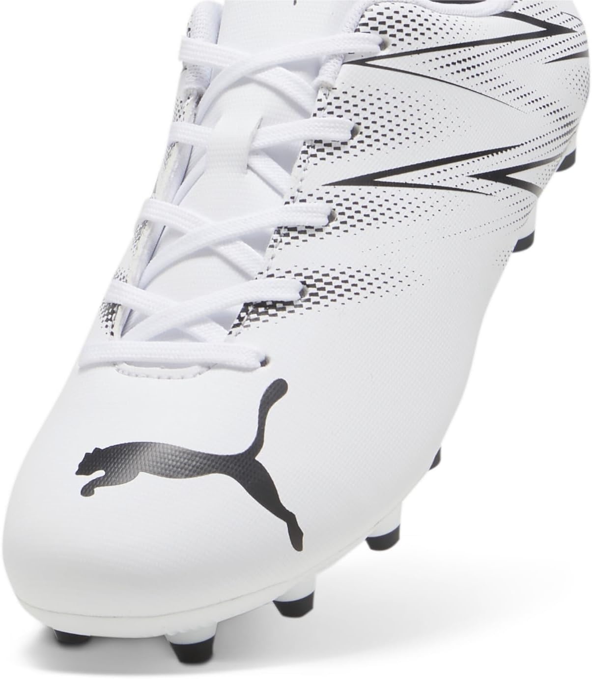 image:imagePuma UnisexChild Attacanto Firm GroundArtificial Ground ToddlerLittle KidBig KidWhiteBlack