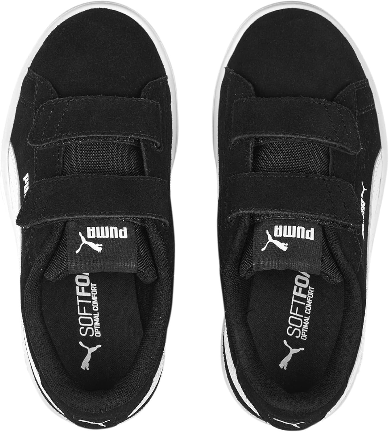 image:imagePuma UnisexChild Smash Hook and LoopBlackWhite