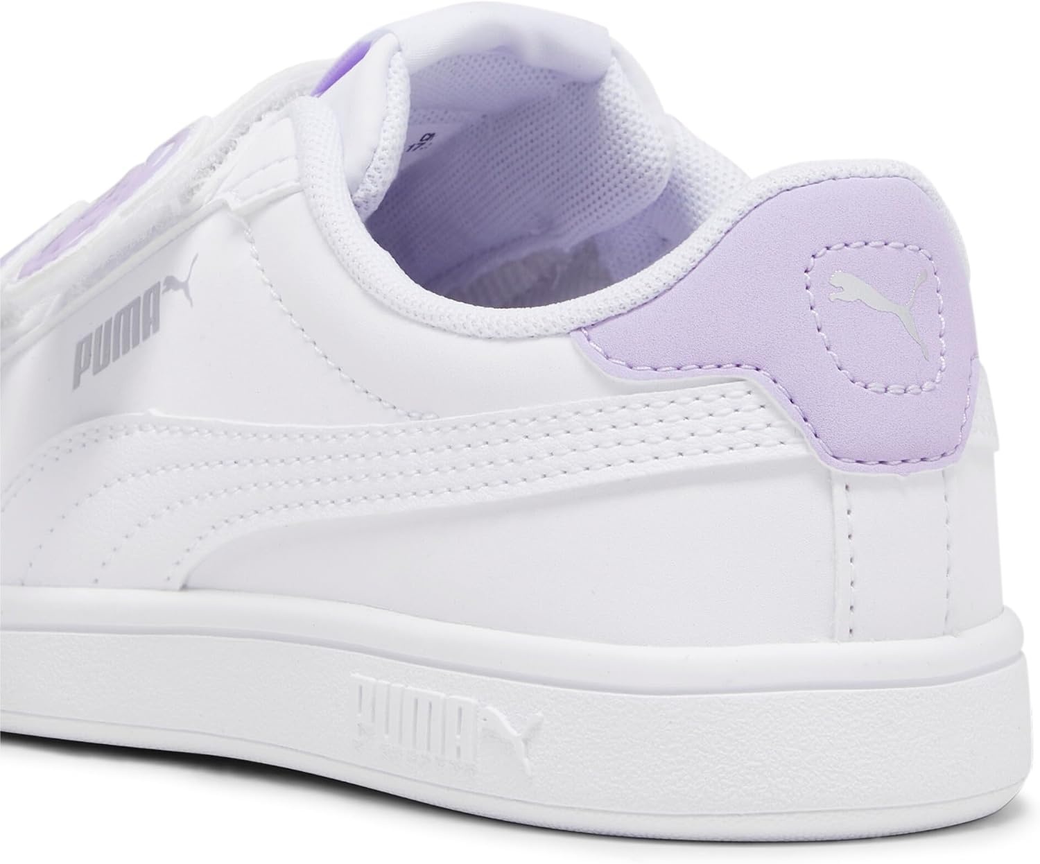 image:imagePuma UnisexChild Smash Hook and LoopButterfly Puma Whitevivid Violetpuma Silver