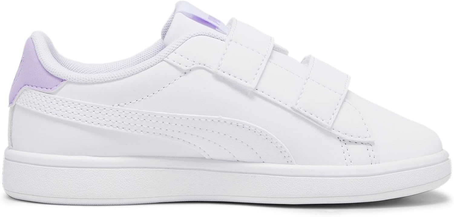 image:imagePuma UnisexChild Smash Hook and LoopButterfly Puma Whitevivid Violetpuma Silver