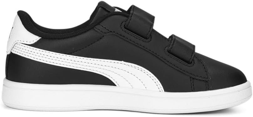 image:imagePuma UnisexChild Smash Hook and LoopLeather BlackWhite