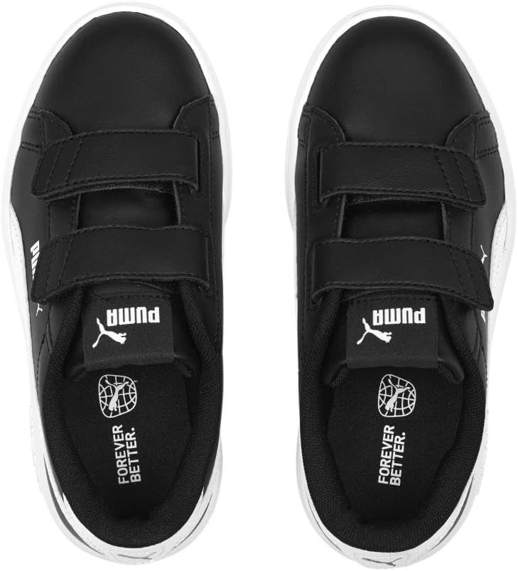 image:imagePuma UnisexChild Smash Hook and LoopLeather BlackWhite