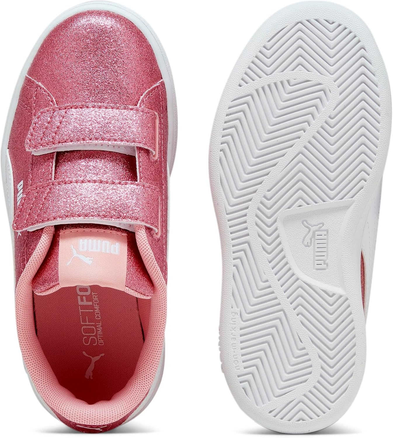 image:imagePuma UnisexChild Smash Hook and LoopPeach Smoothiepuma White