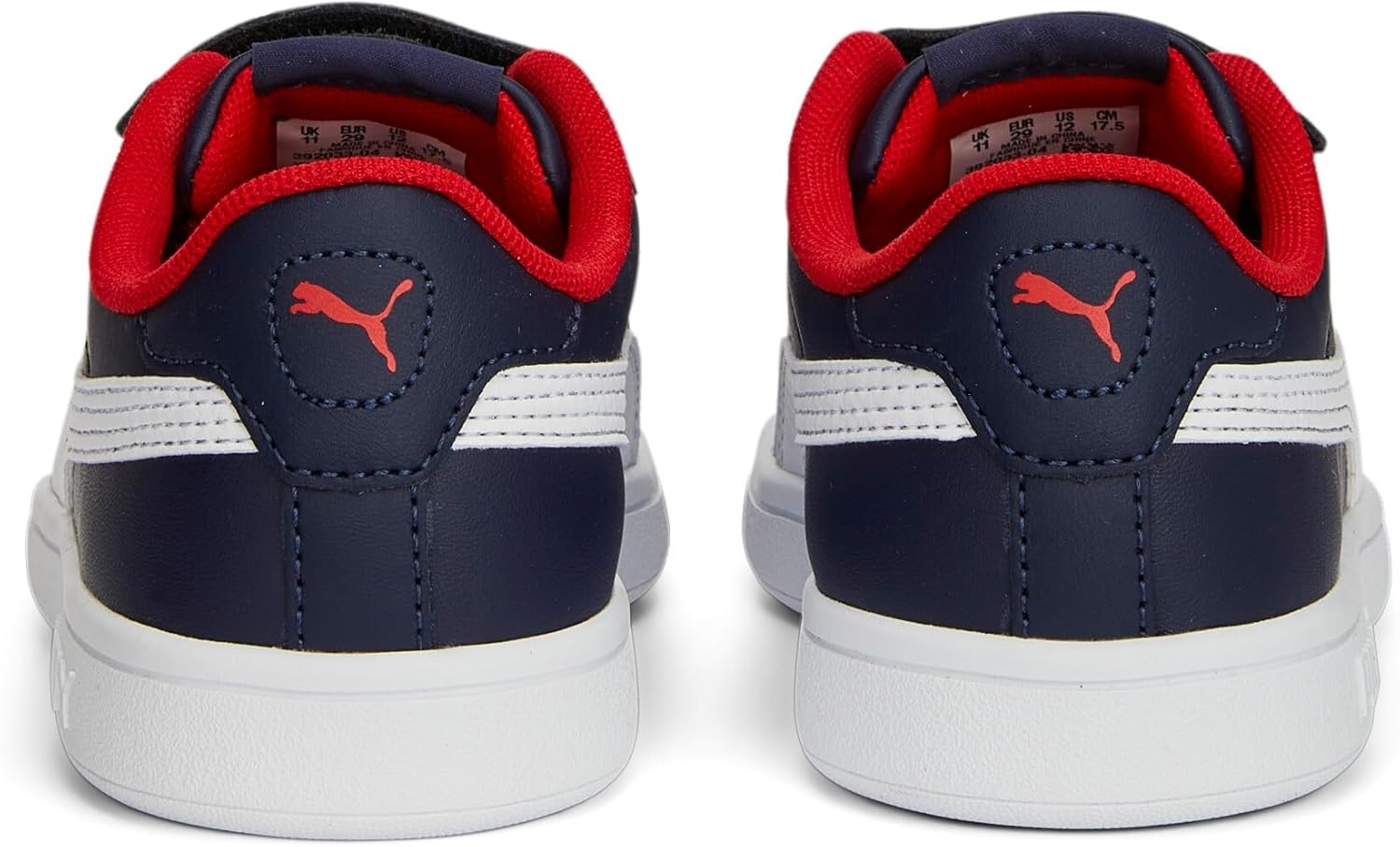 image:imagePuma UnisexChild Smash Hook and LoopPuma Navypuma Whitefor All Time Red