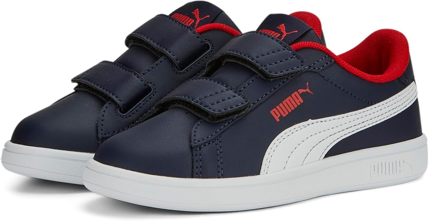 image:imagePuma UnisexChild Smash Hook and LoopPuma Navypuma Whitefor All Time Red