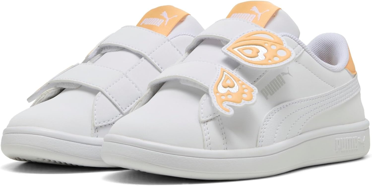 image:imagePuma UnisexChild Smash Hook and LoopPuma Whitealmost Apricot