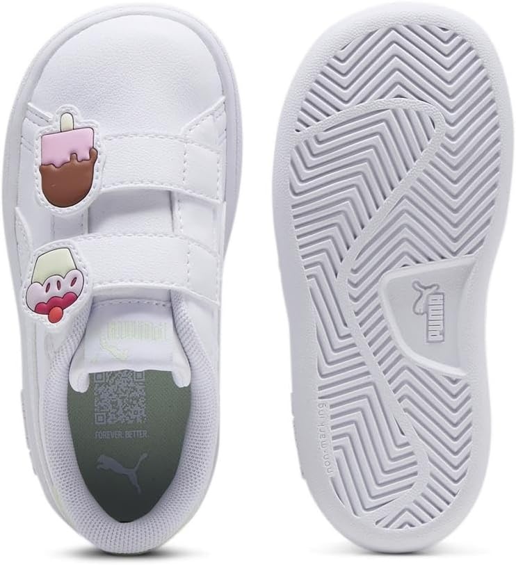 image:imagePuma UnisexChild Smash Hook and LoopPuma Whitegreen Illusion