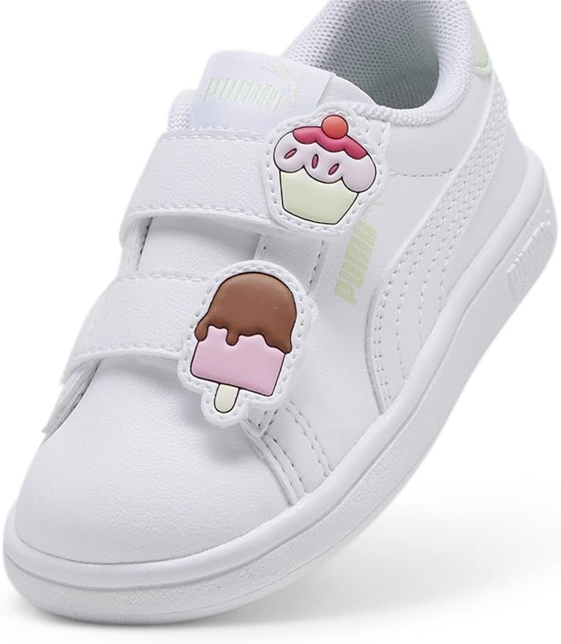 image:imagePuma UnisexChild Smash Hook and LoopPuma Whitegreen Illusion