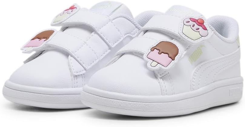 image:imagePuma UnisexChild Smash Hook and LoopPuma Whitegreen Illusion