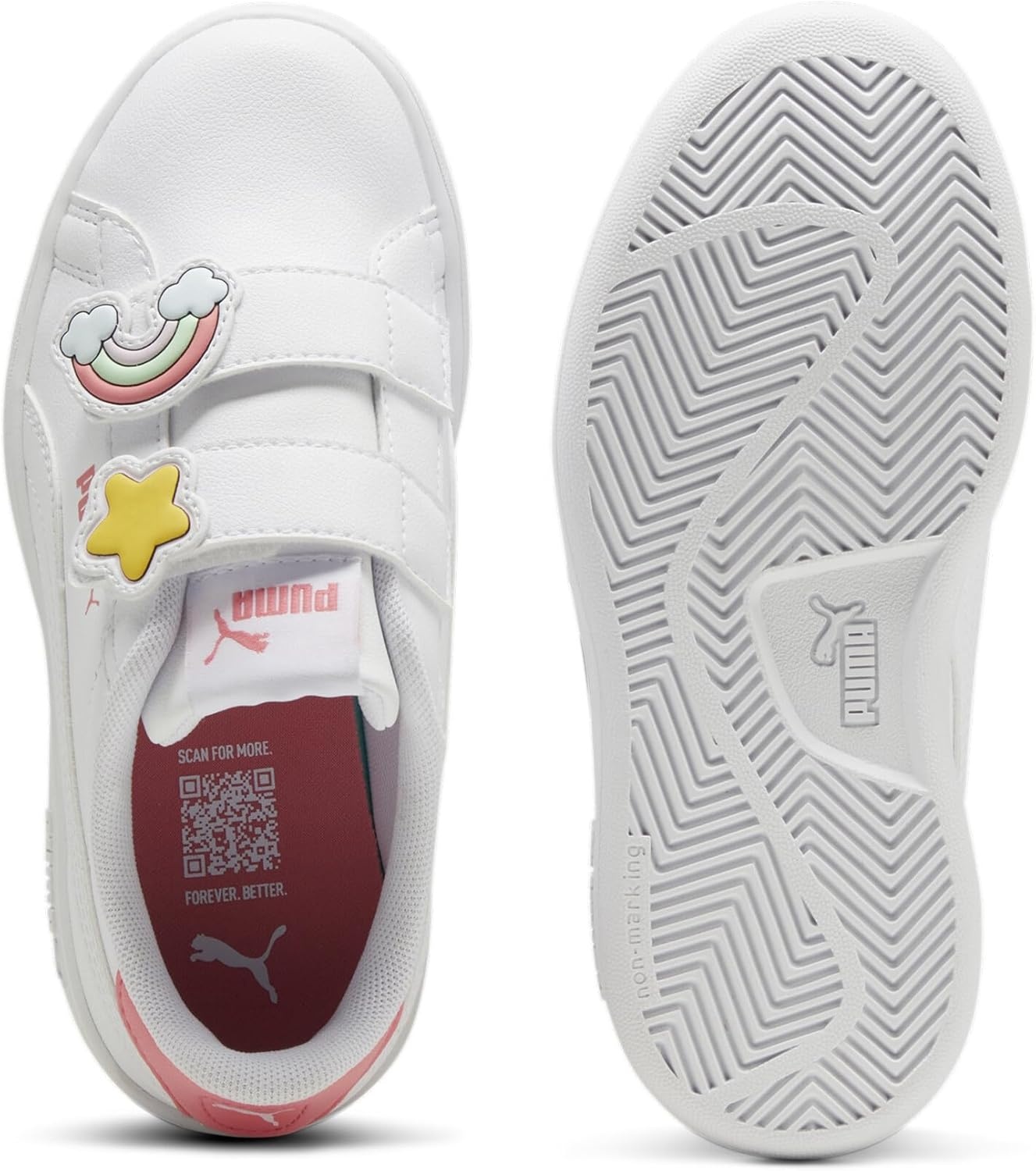 image:imagePuma UnisexChild Smash Hook and LoopPuma Whitepassionfruit