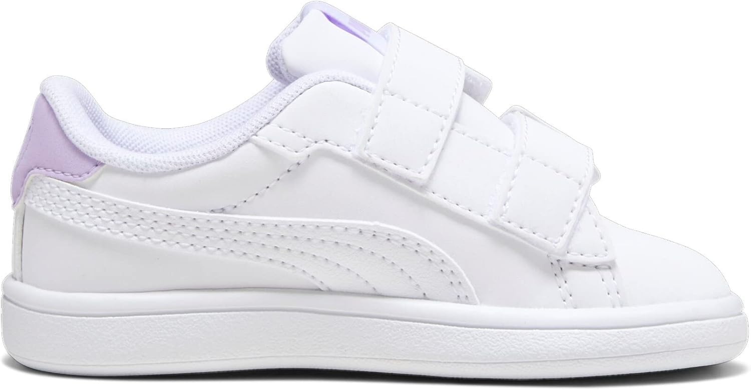 image:imagePuma UnisexChild Smash Hook and LoopPuma Whitevivid Violetpuma Silver