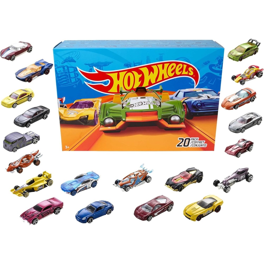 image:imageHot Wheels Set of 10 164 Scale Toy Trucks and Cars for Kids and Collectors Styles May Vary Amazon Exclusive20Pack