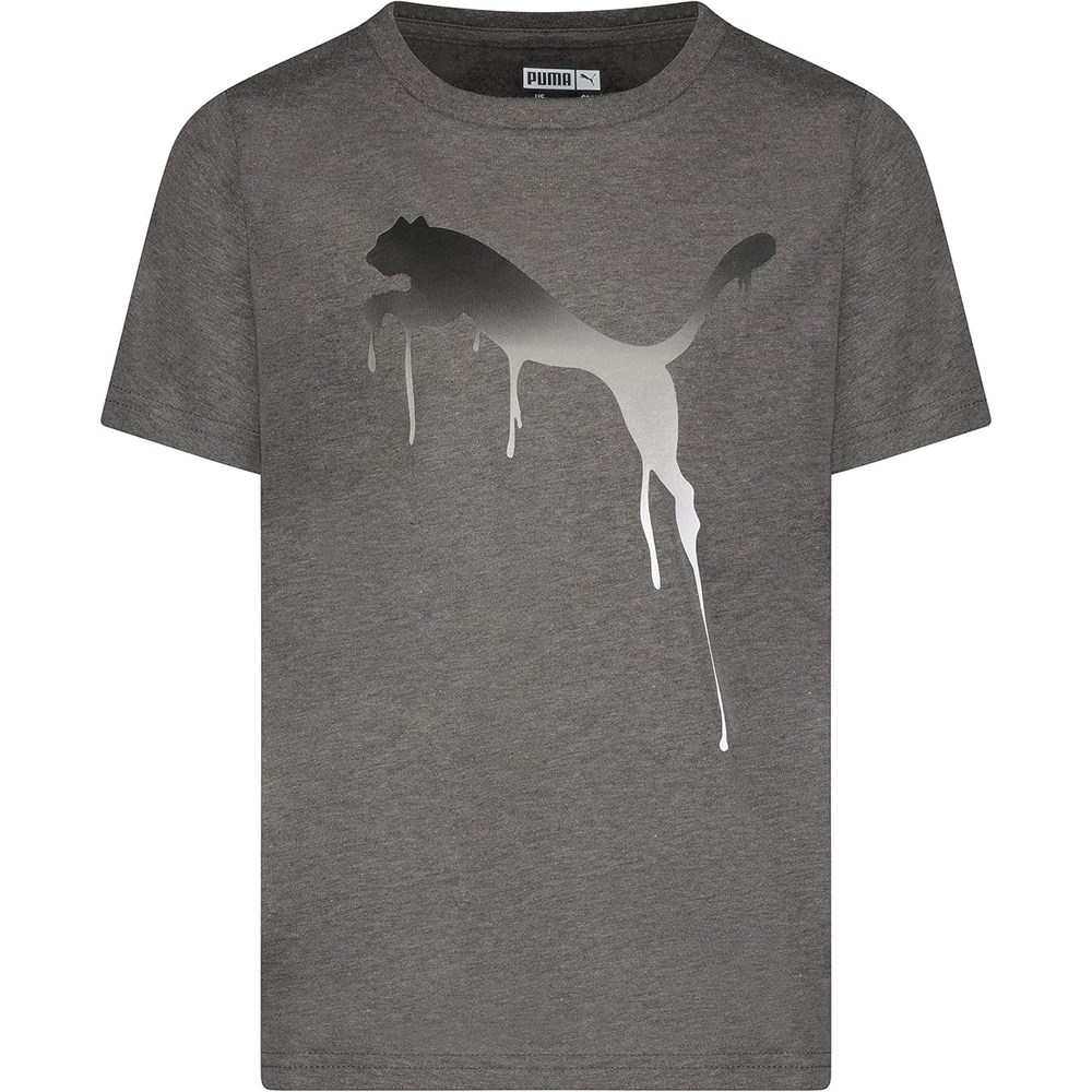 image:imagePUMA Boys Big Cat Logo TShirtCharcoal Heather