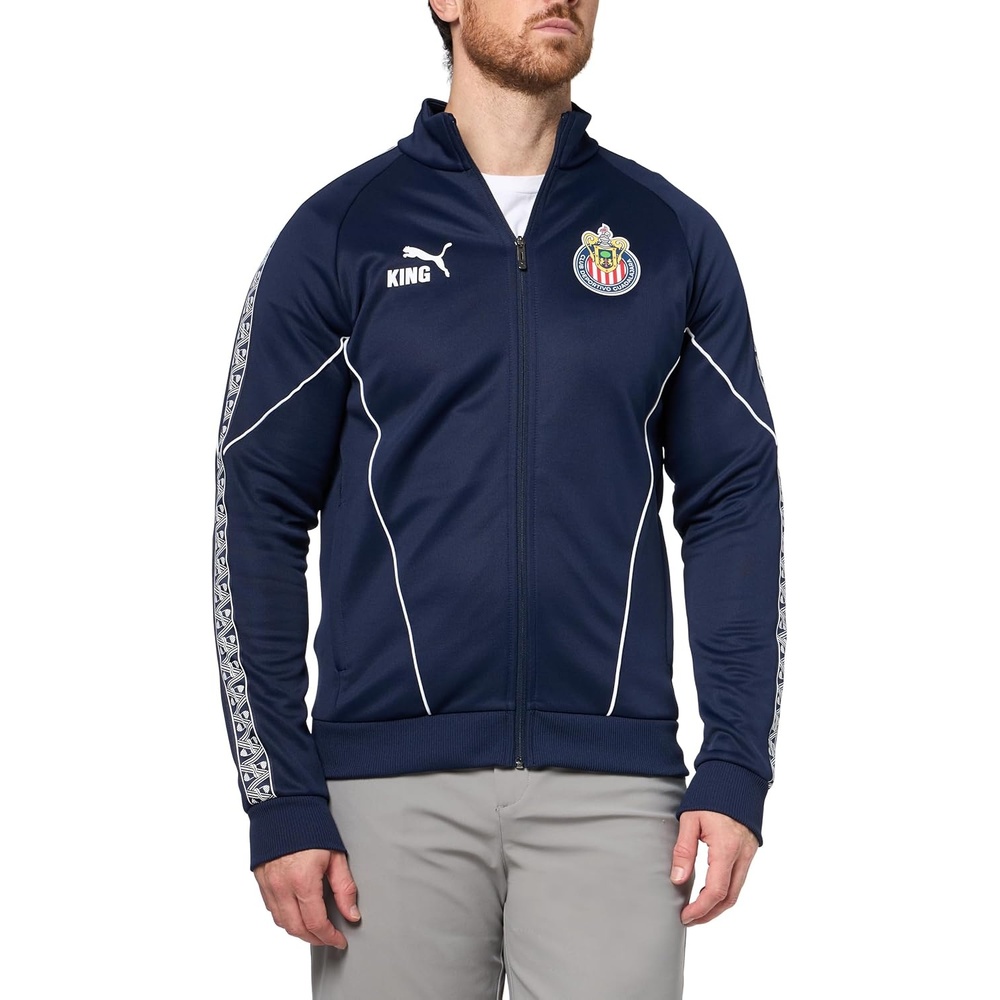 image:imagePUMA Chivas King Anthem Jacket  Official Chivas Soccer Jacket KING Collection CollaborationNavy Ah25