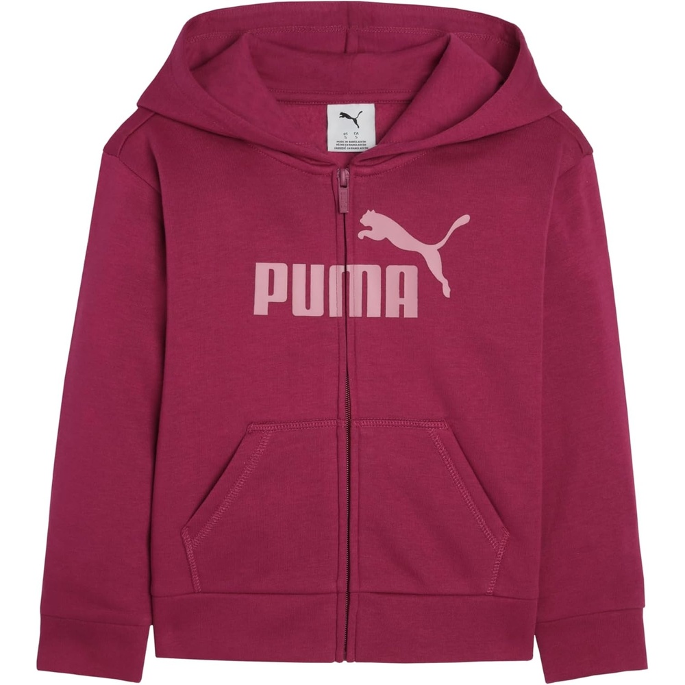 image:imagePUMA Girls Core Logo Zip Up HoodieBerry