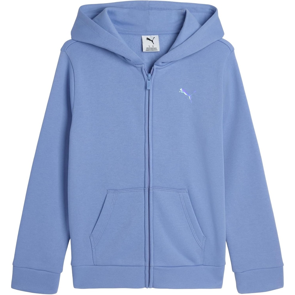 image:imagePUMA Girls Core Logo Zip Up HoodieIntense Lavender