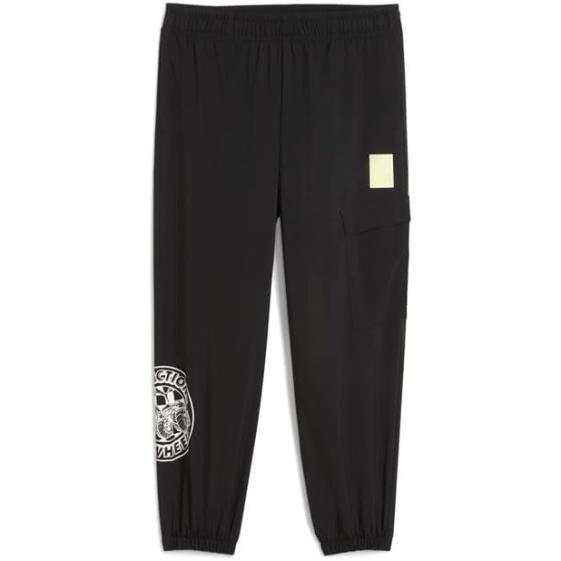 image:imagePUMA Kids Boys X Hot Wheels Relaxed Graphic Cargo Pants Casual  BlackBlack