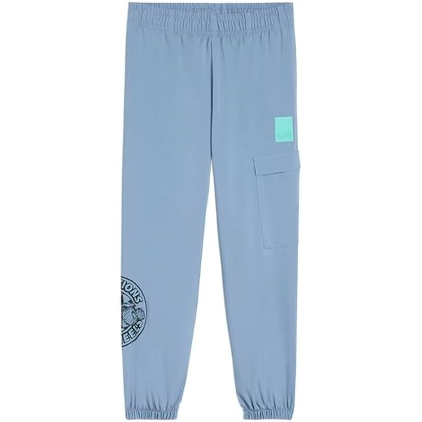 image:imagePUMA Kids Boys X Hot Wheels Relaxed Graphic Cargo Pants Casual BlackBlue