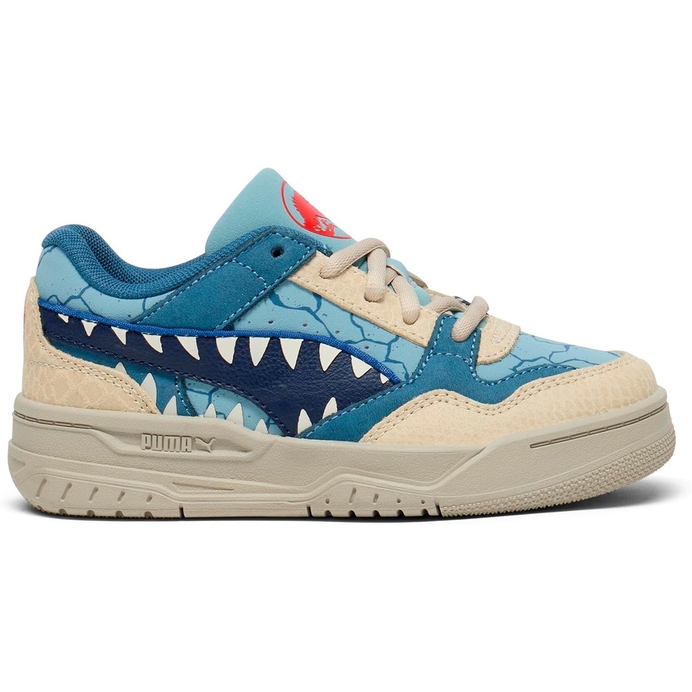 image:imagePUMA Kids Boys X Jurassic World Rebound Lace Up Sneakers Shoes Casual  Beige BlueBeige
