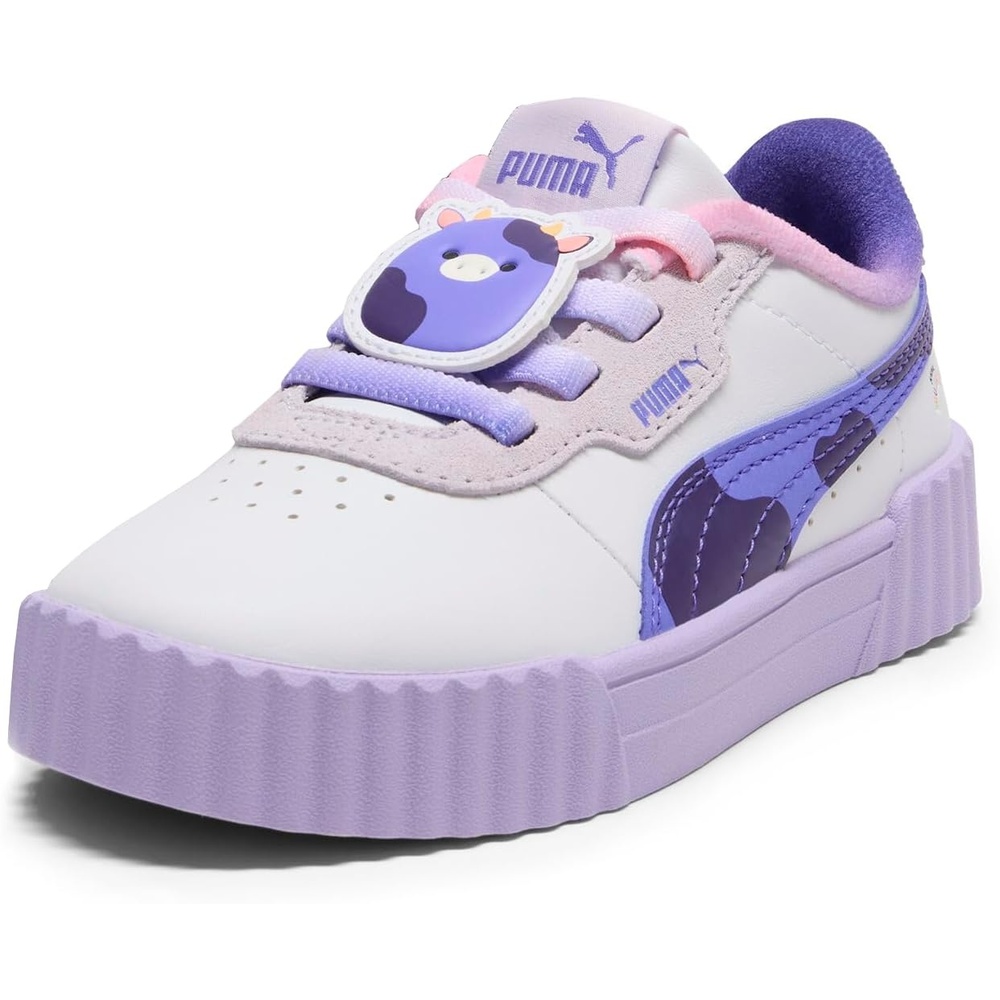 image:imagePUMA Kids Girls Carina 30 Ingred Sneakers Shoes Casual Purple WhitePurple