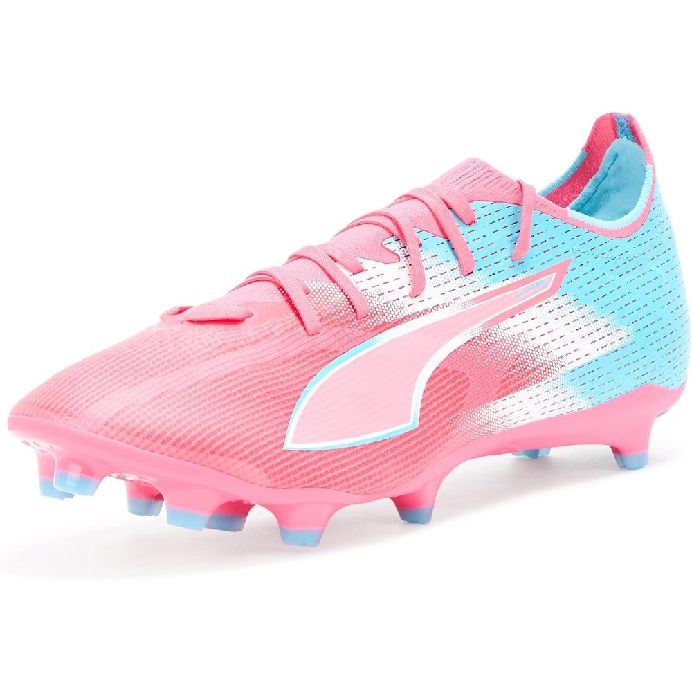 image:imagePUMA Mens Ultra 6 Match Firm GroundArtificial Ground Soccer CleatsHero Bluesunset Pinkgarnet Rose Ah25