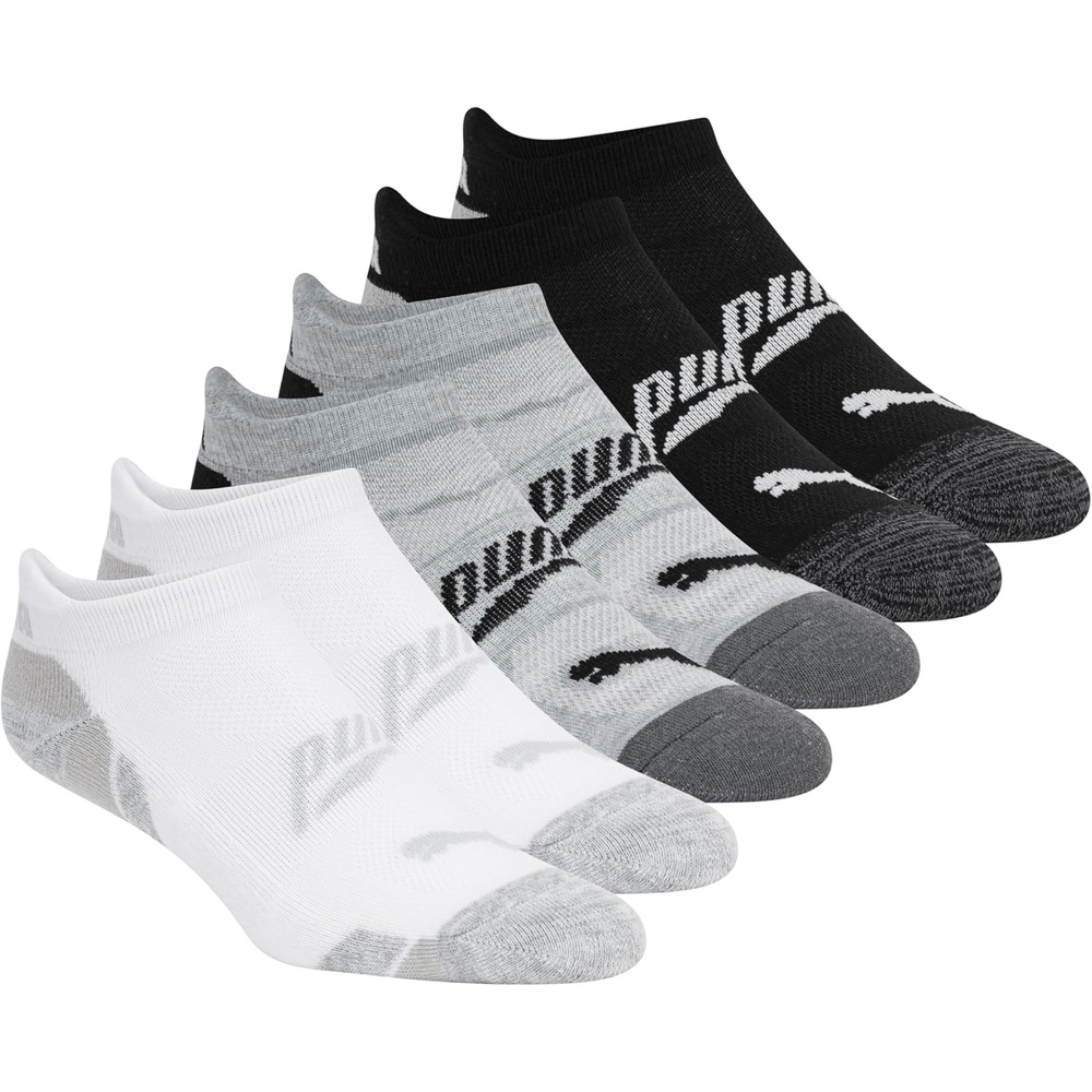 image:imagePUMA Womens Low Cut Socks 6PackWhiteMulti