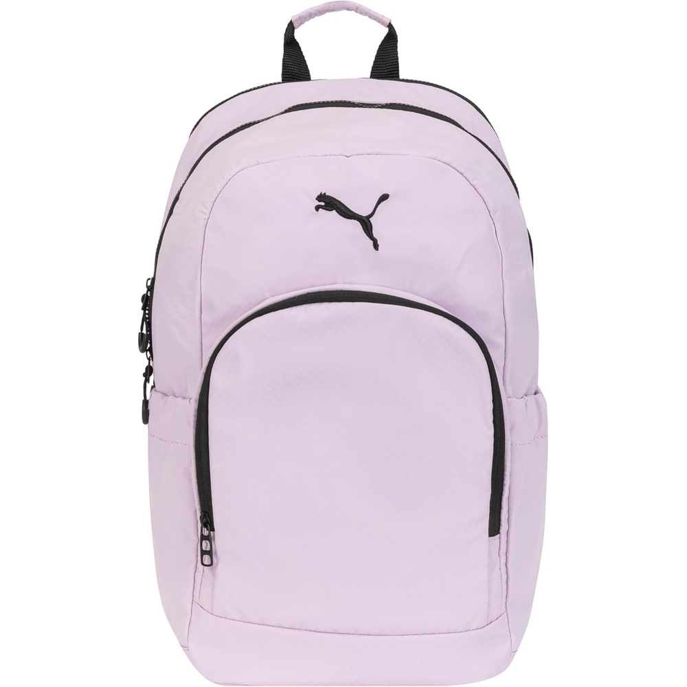 image:imagePUMA Womens Stellar Backpack with Luggage Strap Padded Adjustable Straps amp Water Bottle Pockets Black One SizeLilac Frost