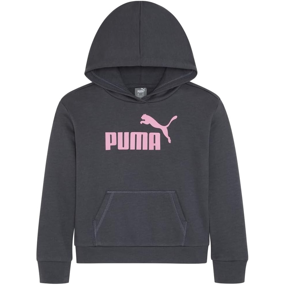 image:imagePUMA girls Long Sleeve Sweater Crewneck Pullover Soft Knit FabricGalactic Gray