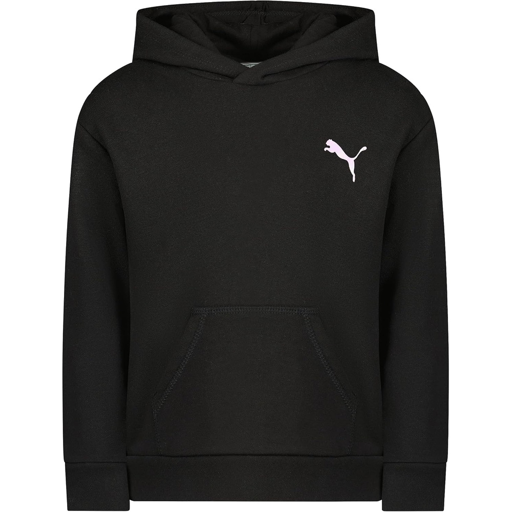 image:imagePUMA girls Long Sleeve Sweater Crewneck Pullover Soft Knit FabricPuma Black