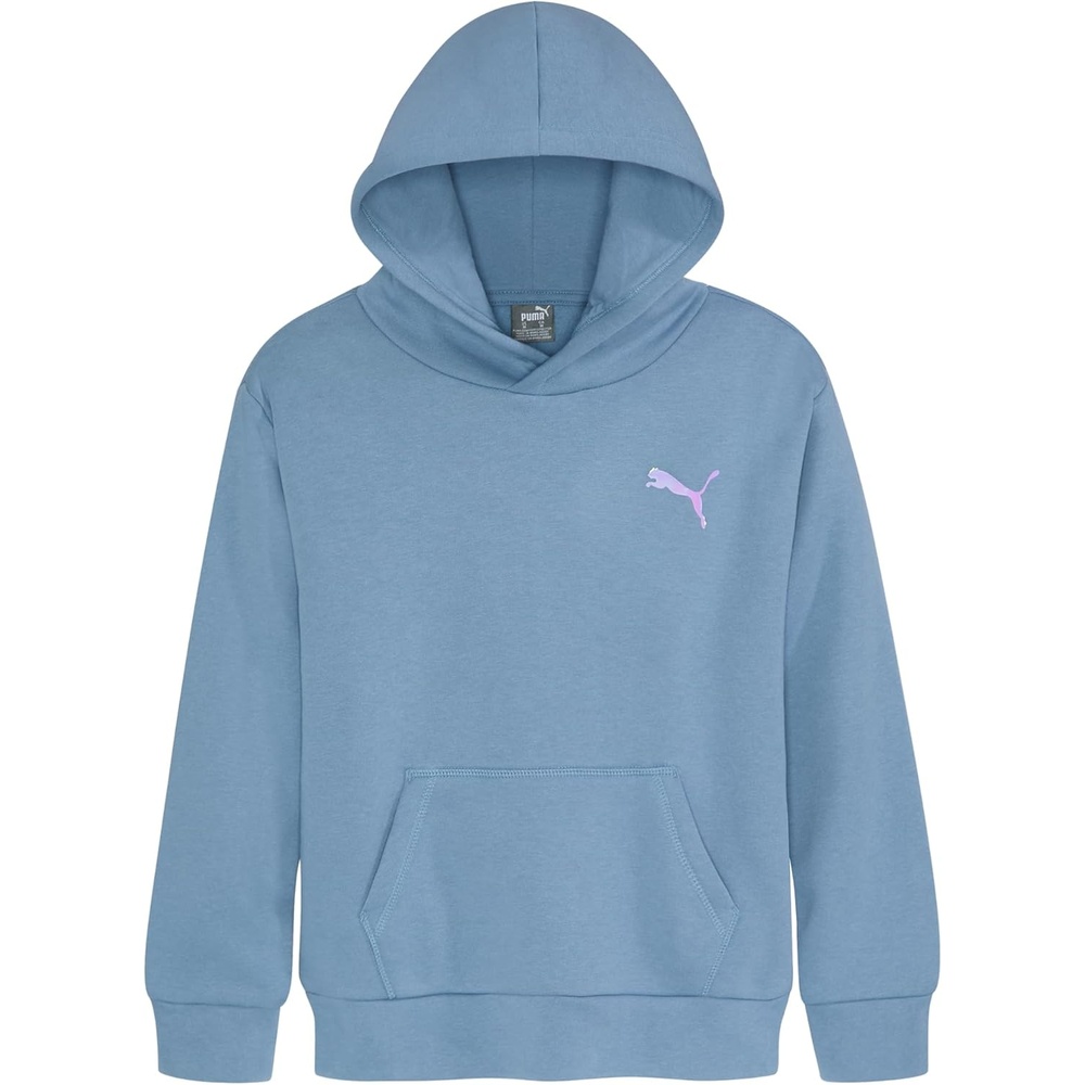 image:imagePUMA girls Long Sleeve Sweater Crewneck Pullover Soft Knit FabricZen Blue