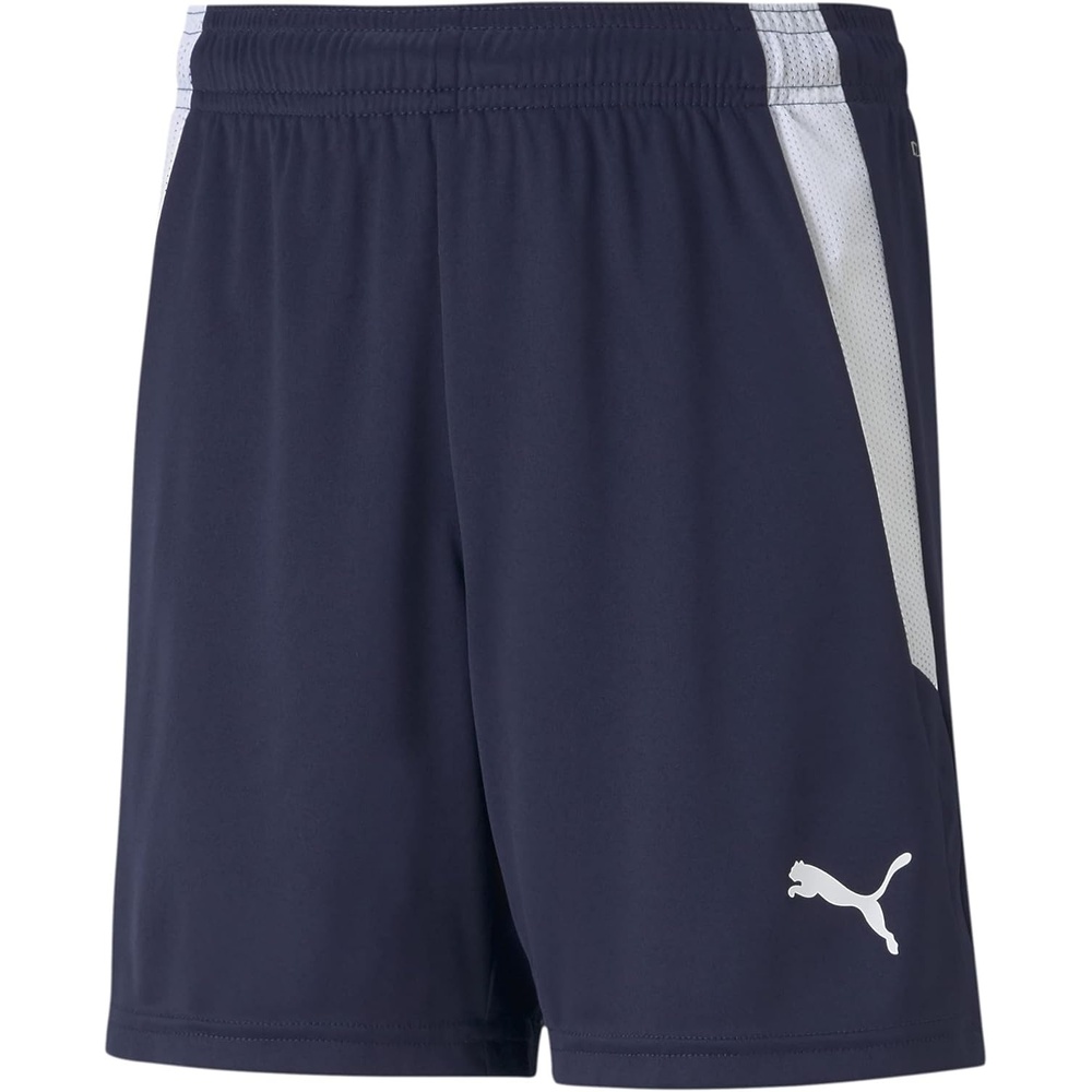 image:imagePUMA unisex child Teamliga Shorts Peacoatpuma White Large US